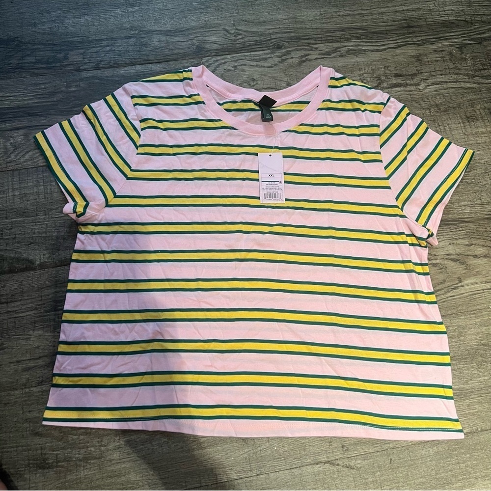 Wild Fable womens multi crop top size xxl NWT